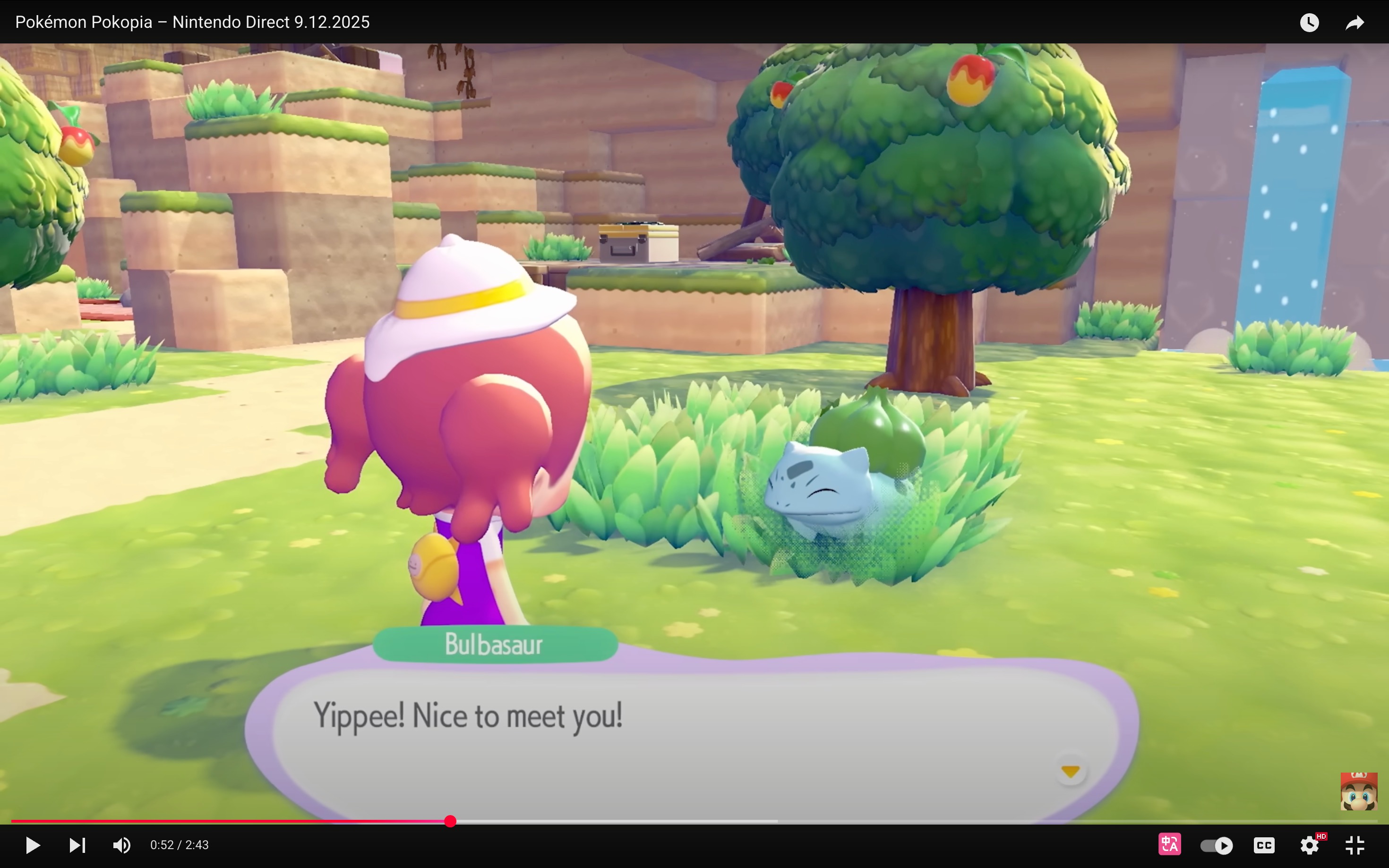 Pokopia island area after improvement, greener and structured